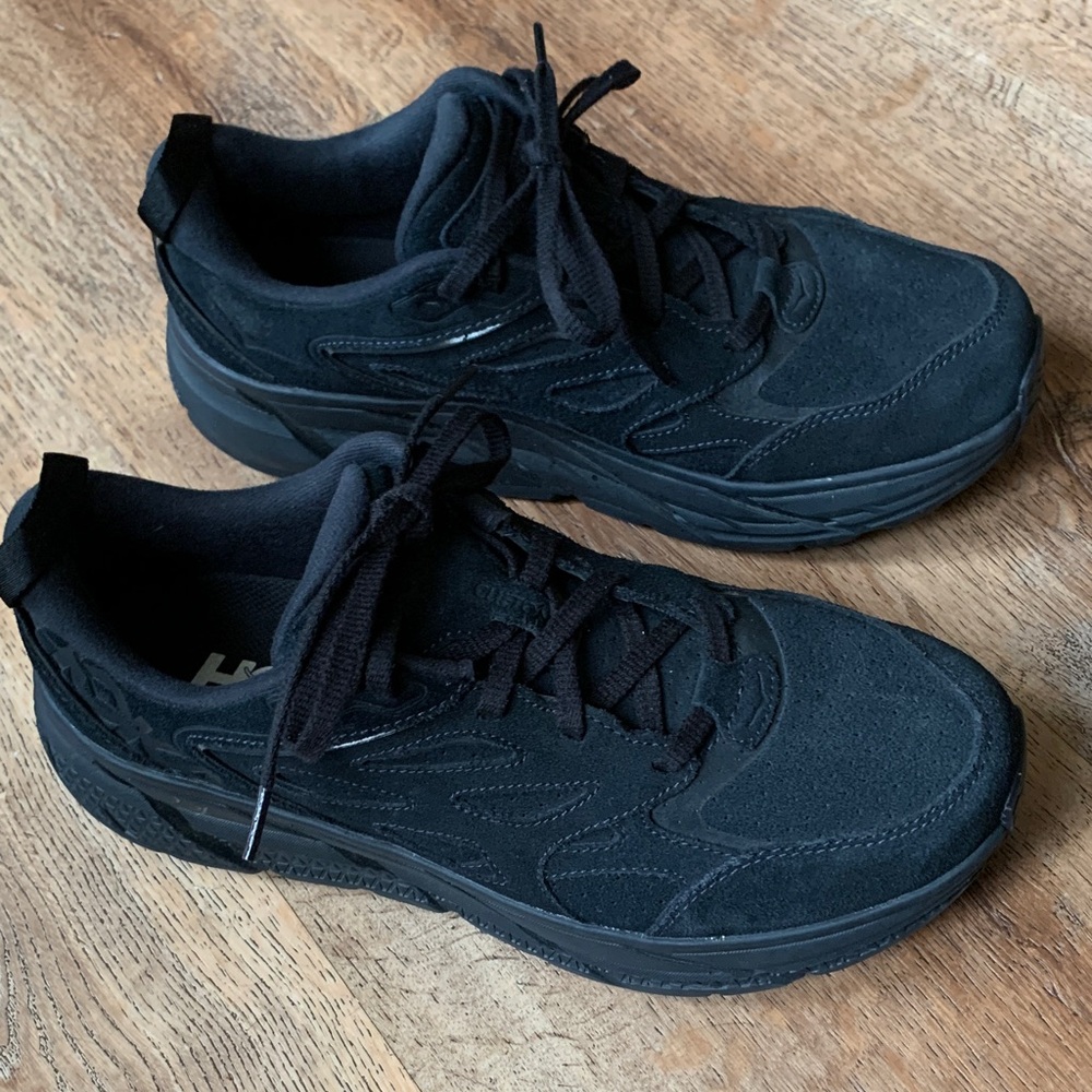 Hoka One One Clifton Suede Men's Walking Training Athletic Shoes Sz 10